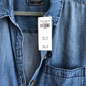 NWT Denim Abercrombie Shirt